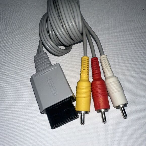 Nintendo Wii Replacement AV Cable Composite Video Audio Cord - Picture 9 of 16